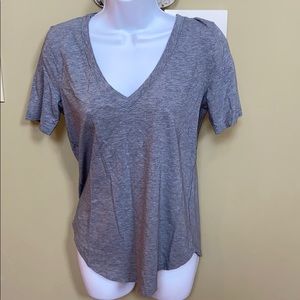 Gray lululemon v-neck